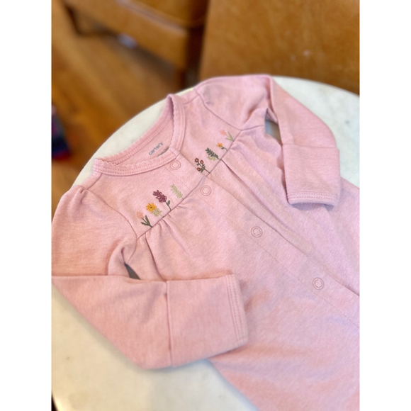 ❤️ 4/$20 NB-3m Sleeper Bundle Carters Cloud Island baby girl - Picture 6 of 8